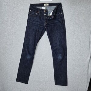 Tellason Men Jeans 30 Dark Blue Denim 32.5" Inseam